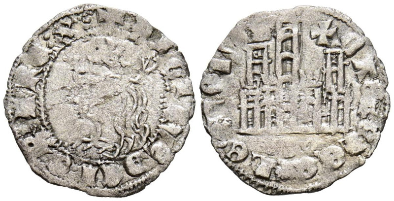 ALFONSO XI (1312-1350). Dinero Coronado/Cornado. (Ve. 0,73g/19mm). Sevilla. (Imp...