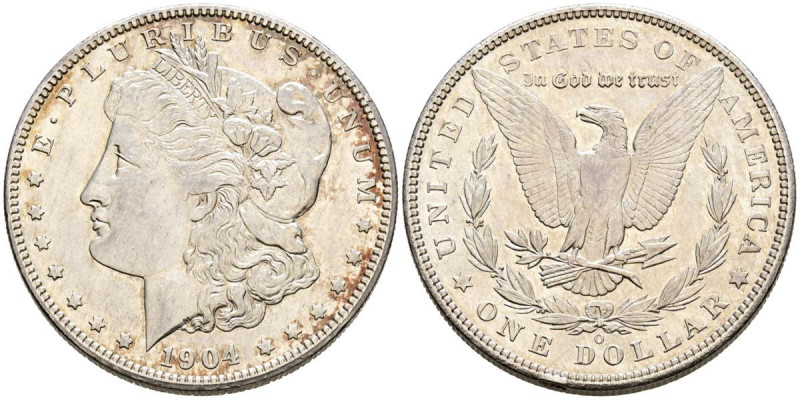 ESTADOS UNIDOS. 1 Dollar. (Ar. 26,73g/38mm). 1904. Nueva Orleans O (Km#110). EBC...