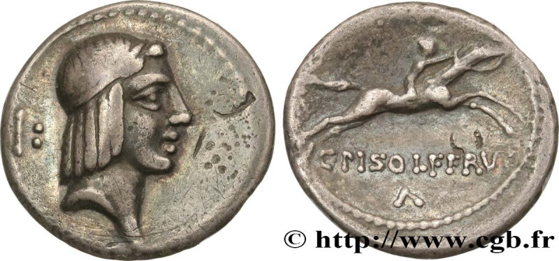 CALPURNIA
Type : Denier 
Date : 67 AC. 
Mint name / Town : Rome 
Metal : silver ...