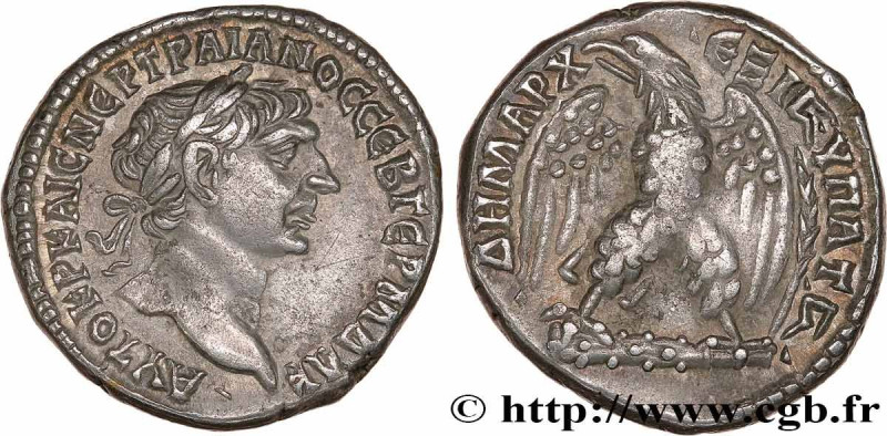 TRAJANUS
Type : Tétradrachme syro-phénicien 
Date : an 16 
Mint name / Town : Ty...