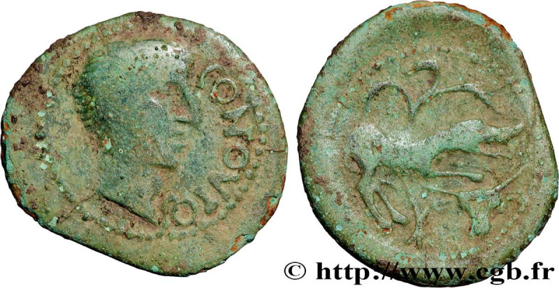 GALLIA - SANTONES / MID-WESTERN, Unspecified
Type : Bronze CONTOVTOS (quadrans) ...