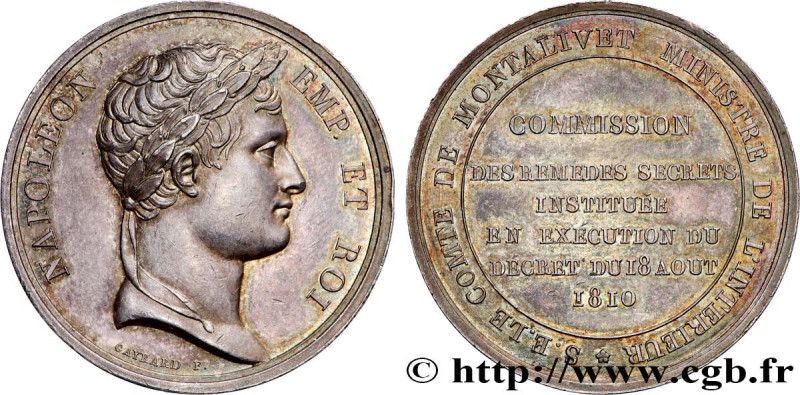 PREMIER EMPIRE / FIRST FRENCH EMPIRE
Type : Médaille, Commission des remèdes sec...