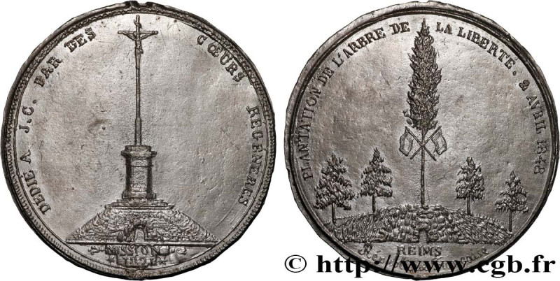 SECOND REPUBLIC
Type : Médaille, Plantation de l’arbre de la liberté 
Date : 184...