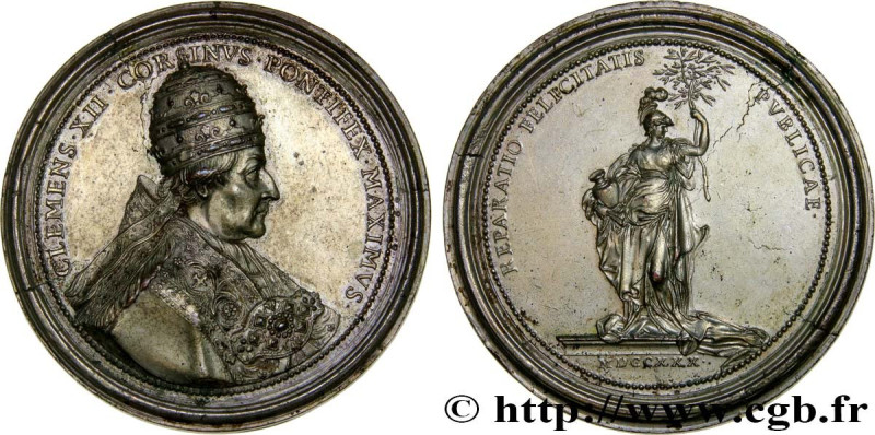 ITALY - PAPAL STATES - CLEMENT XII (Lorenzo Corsini)
Type : Médaille, Reparatio ...