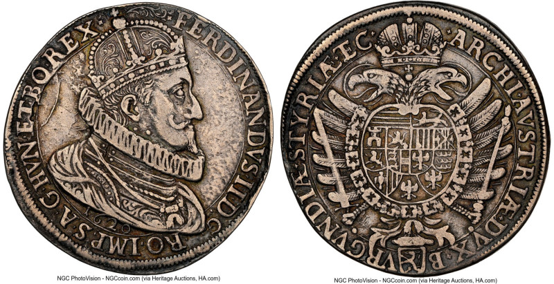 Ferdinand II Taler 1620 XF40 NGC, Dav. 3098; Voglh. 134. HID09801242017 © 2024 H...