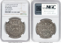 Charles III (Carolus) 8 Reales 1770 PTS-JR VF Details (Obverse Graffiti) NGC, Potosi mint, KM50. Initials LGA engraved. HID09801242017 © 2024 Heritage...