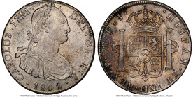 Charles IV 8 Reales 1808 PTS-PJ AU Details ( Cleaned) NGC, Potosi mint, KM73. Calico-732. "Charles IIII" variety. HID09801242017 © 2024 Heritage Aucti...