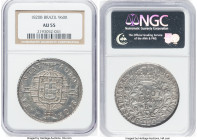 João VI 960 Reis 1820-B AU55 NGC, Bahia mint, KM326.2, LMB-462a. Overstruck on a Spanish colonial 8 Reales. HID09801242017 © 2024 Heritage Auctions | ...