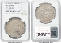 Menelik II Birr EE 1892 (1900) UNC Details (Obv. Cleaned) NGC, Paris mint, KM19, Gill-Y-10. HID09801242017 © 2024 Heritage Auctions | All Rights Reser...