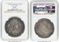 Karl VI Taler 1733-KB XF45 NGC, Hall mint, KM1639.1. DAV-1055. Charcoal gray toning and a crisp strike. Underlying luster visible as well. Quite scarc...