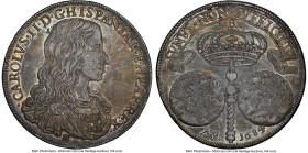 Naples. Carlo II Ducato 1684-IM//AG/A XF40 NGC, Dav-4045; KM-110. HID09801242017 © 2024 Heritage Auctions | All Rights Reserved