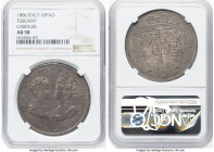 Tuscany. Carlo Ludovico & Maria Louisa Francescone (10 Lire) 1806 AU58 NGC, KM-C50.2. This type is also known as the 10 Paoli. In the kingdom, there w...