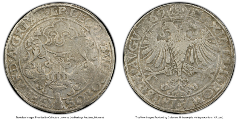 Liege. Gerhard von Groesbeck Rixdaler (Taler) 1569 VF30 PCGS, Hasselt mint, Dav-...