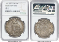 Utrecht. Provincial 3 Gulden 1793 MS65 NGC, KM117, Dav-1852. A well struck, fully lustrous, gem example of this desirable type. Subtle toning nods to ...