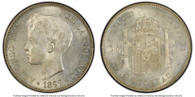 Alfonso XIII 5 Pesetas 1899 (99)-SG-V MS63 PCGS, Madrid mint, KM707, Cal-28. Last year of four-year type. HID09801242017 © 2024 Heritage Auctions | Al...