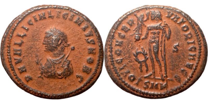 Licinius I. 308-324. AE-Follis 21 mm 317-320 Cyzikus. Büste l. mit Lorbeerkranz,...