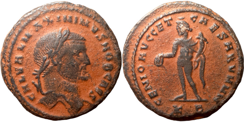 Maximinus II AE Follis. Antioch. 311 A.D.

27mm 9,50g

Artifically sand pati...