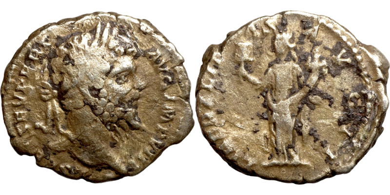 Septimius Severus (193 - 211 AD). AR Denarius 

17mm 2,74g