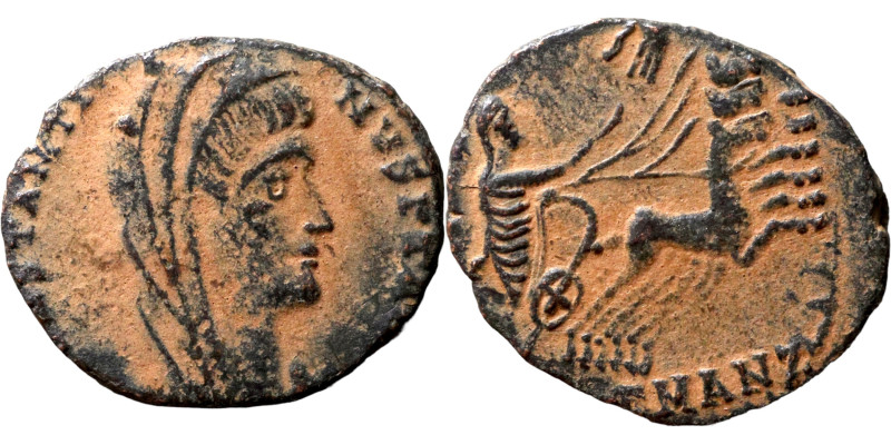 Divus Constantinus I, died 337. Follis, Constantinople 347-348. Æ

13mm 1,10g...