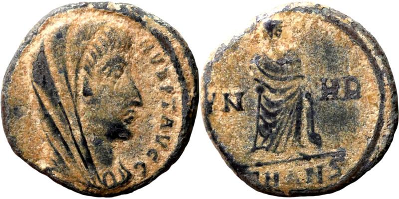 Divus Constantinus I, died 337. Follis, Constantinople 347-348. Æ

14mm 1,75g...