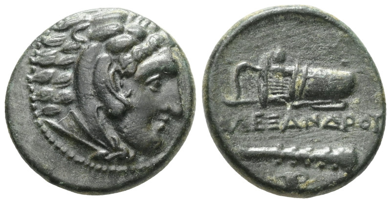 Greek Coins
Alexander III, 336 – 323 and posthumous issues
Bronze, Macedonia 3...