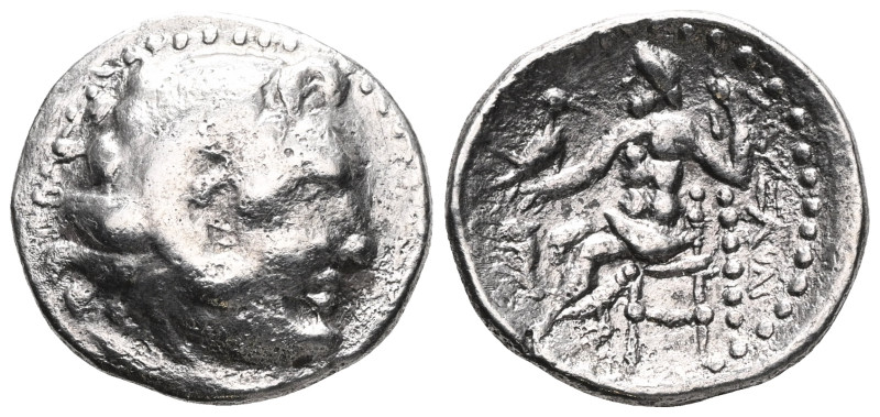Greek
 Kingdom of Macedon. Alexander III 'the Great' AR Drachm. Miletos, circa ...