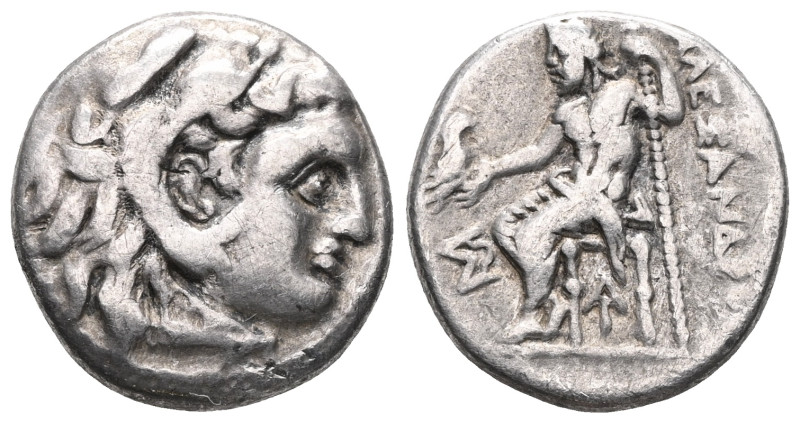 Greek
 Kingdom of Macedon. Alexander III 'the Great' AR Drachm. , circa 325-323...