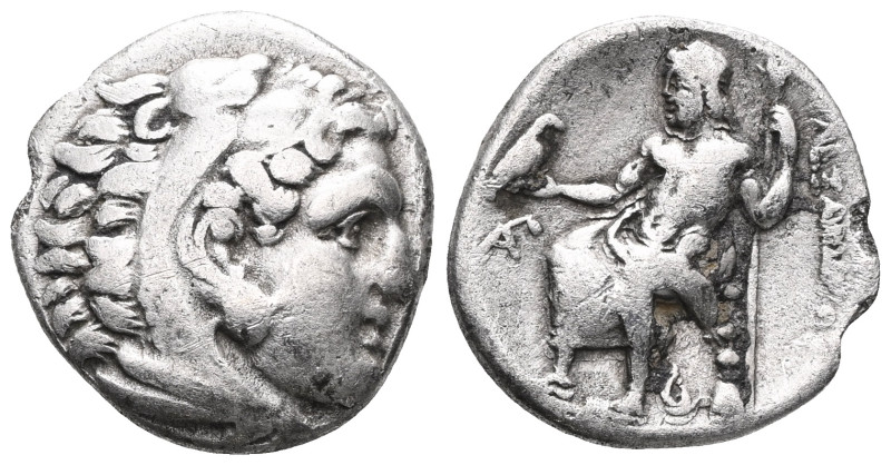 Greek
Kingdom of Macedon. Alexander III 'the Great' AR Drachm. circa 325-323 BC...