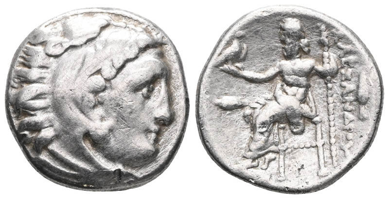 Greek
 Kingdom of Macedon. Alexander III 'the Great' AR Drachm. , circa 325-323...