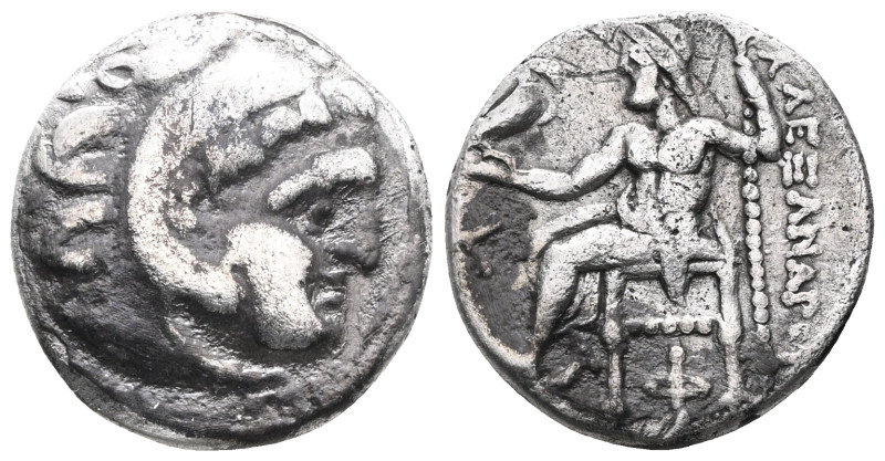 Greek
 Kingdom of Macedon. Alexander III 'the Great' AR Drachm., circa 325-323 ...