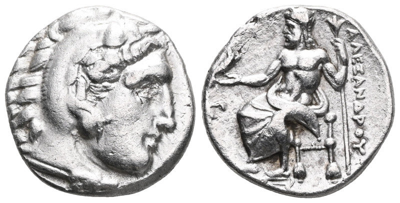 Greek
 Kingdom of Macedon. Alexander III 'the Great' AR Drachm, circa 325-323 B...