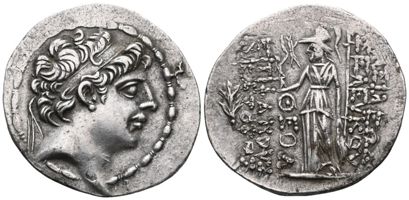 SELEUKID KINGS. Seleukos VI Epiphanes Nikator, circa 96-94 BC. Tetradrachm (Silv...