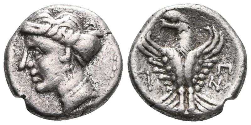 Greek
PAPHLAGONIA. Sinope. Late 4th-3rd century BC. Hemidrachm (Silver, 15 mm, ...