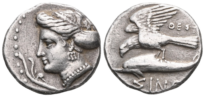 Greek
PAPHLAGONIA. Sinope. Circa 330-300 BC. Drachm (Silver), Theot..., magistr...