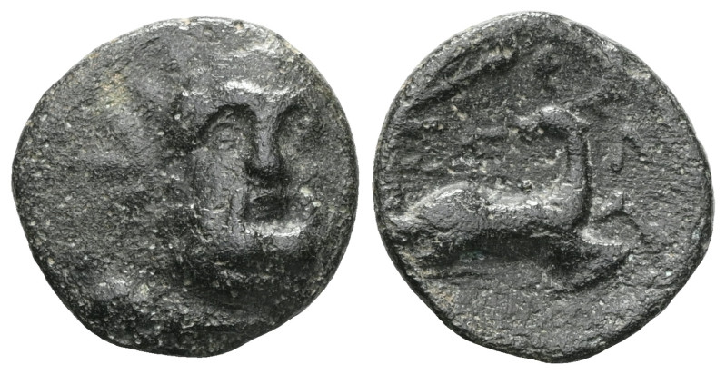 Greek
PISIDIA. Selge. 2nd-1st century BC. (Bronze, 13 mm, 3.26 g, 12 h). Head o...