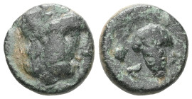 GreekAEOLIS. Temnos. 3rd century BC. AE .Condition: VF.