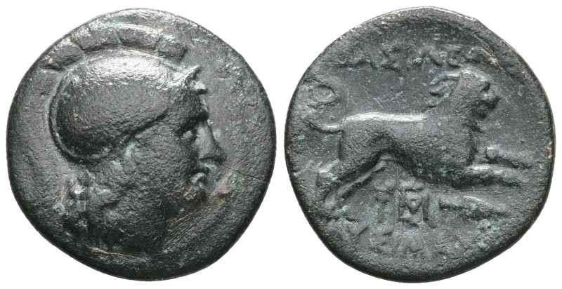 Greek Coins
KINGS of THRACE. Lysimachos.(305-281 BC). Lysimacheia.Ae.Condition:...