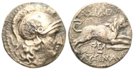 Greek CoinsKINGS of THRACE. Lysimachos.(305-281 BC). Lysimacheia.Ae.Condition: VF.