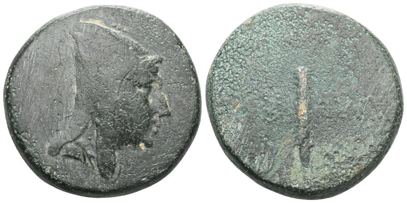 Pontos, Amisos, c. 125-100 BC. Æ Under Mithradates VI, c. 120-111 or 100-95. Hea...