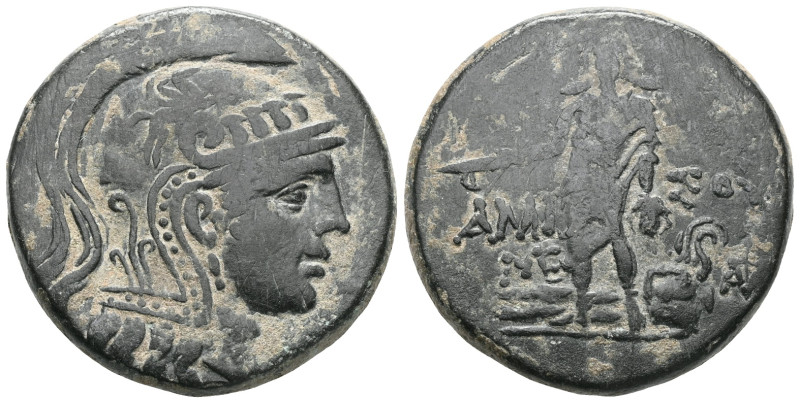 Greek
Pontos. Amisos circa 120-95 BC.
Bronze Æ Condition: VF.

Weight:19,8 g...