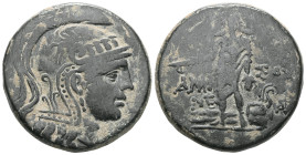 GreekPontos. Amisos circa 120-95 BC.Bronze Æ Condition: VF.