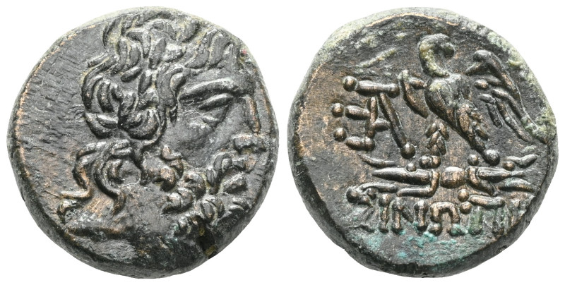 GREEK COINS
PAPHLAGONIA. Sinope. (Circa 120-80 BC).
AE Bronze
Obv: Laureate h...