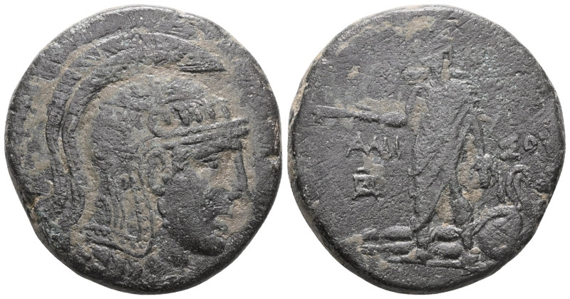 Greek Coins
PONTOS....AMISOS... Bronze, circa 109-89 BC.
Head of Athena Parthe...