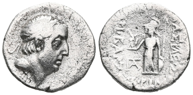 Greek
KINGS OF CAPPADOCIA. Ariobarzanes I Philoromaios, 96-63 BC. Drachm (Silve...