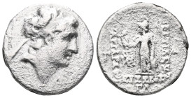 GreekKings of Cappadocia, Ariarathes V Eusebes Philopator, AR Drachm, Circa 163-130 BC. Mint A (Euseb Kings of Cappadocia, Ariarathes V Eusebes Philop...