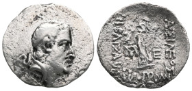 GreekKINGS OF CAPPADOCIA. Ariobarzanes I Philoromaios, 96-63 BC. Drachm , Mint A (Eusebeia under Mt. Argaios), year 31 = 65/4 BC. Diademed head of Ari...