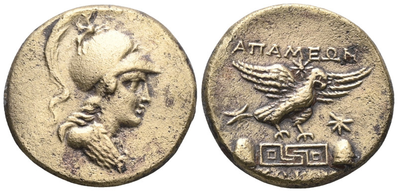 Greek Coins
PHRYGIA.Apamea.Ca 133-48 BC.AE Bronze
Obverse : Bust of Athena rig...