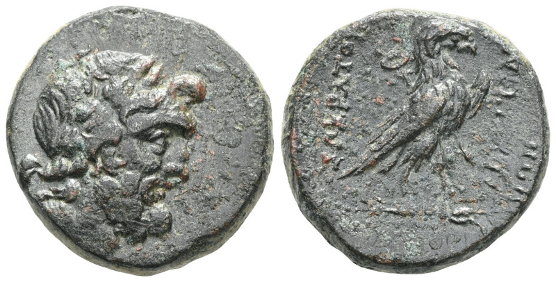 Greek: Calabria - Seleucid Empire
Bruttium, The Brettii AE. Circa 214-211 BC. L...
