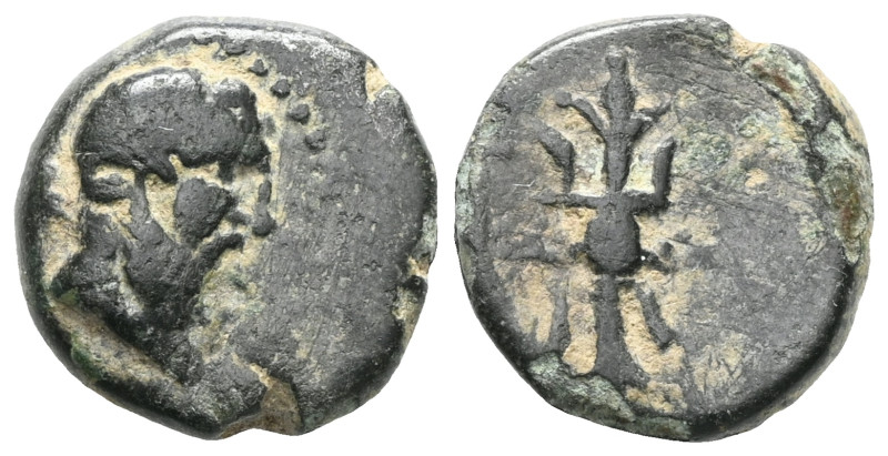 Greek
Pisidia, Selge, AE (Bronze), 2nd-1st centuries BC. Obv: Head of Heracles ...