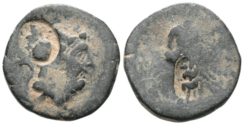 Greek Coins Bronze AE.

Weight:6,5 gr
Diameter:20,6 mm